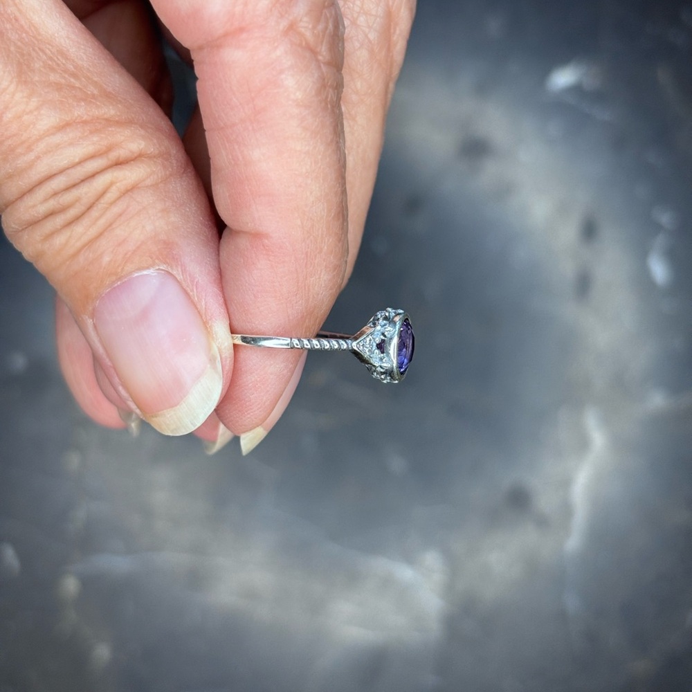 Amethyst ring - Picture 9 of 10